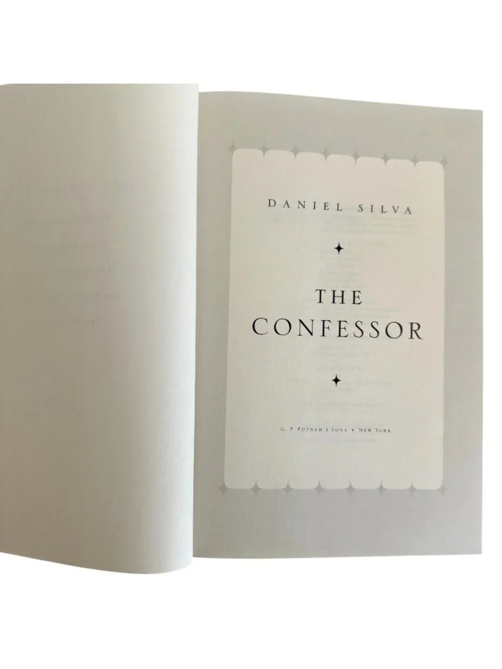 The Confessor By Daniel‎ Silva Signed Hardcover First Edition First Printing DJ